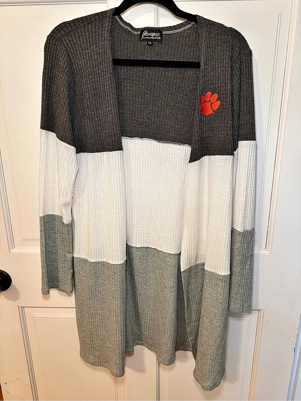 Gameday Color Block Crewneck Sweater Size XL Like New